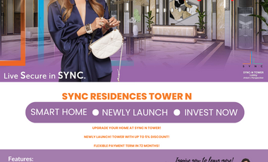 1BR Condo for sale in Pasig city SYNC Residences newly launch tower