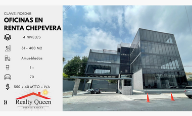 OFICINAS EN RENTA EN CHEPEVERA MONTERREY