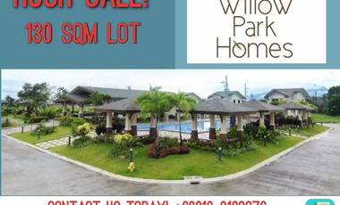 Rush Sale! Willow Park Homes Subdivision Lot 130 sqm in Cabuyao, Laguna