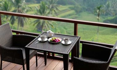 Freehold - Rice Field Vista Retreat Serene Luxury Living in Ubud's Panoramic Paradise