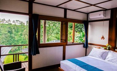 Freehold - Rice Field Vista Retreat Serene Luxury Living in Ubud's Panoramic Paradise