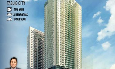 Very well maintained Three Bedroom condo unit for Sale in Two Maridien Tower 2 at Taguig City