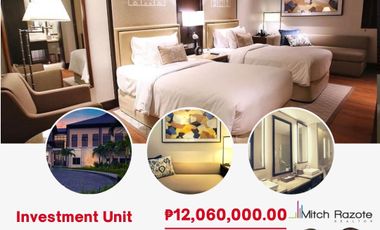 Luxurious and Exclusive Anya Resort Tagaytay Investment Studio Unit For Sale with Revenue Share