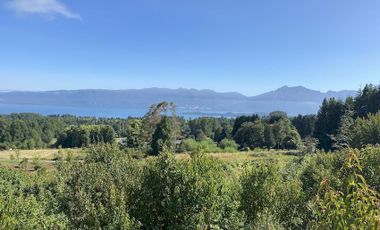 Espectacular Parcela con vista panorámica al lago Villarrica -sector los riscos
