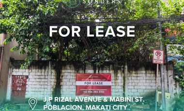 Residential Lot for Lease in J.P Rizal Avenue Poblacion Makati
