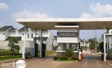 Dijual Rumah Cluster Edelweis Serpong Natura Gunung Sindur Bogor Row Boulevard Harga Murah Bisa KPR Selangkah ke Tangerang Selatan