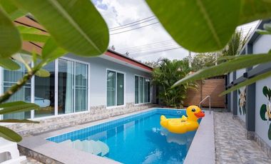 Large 3-bedroom house with pool for rent in Prime location Aonang, Krabi