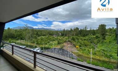 PUCON Dpto 1D 1B con vista al volcán en Condominio Payllahue COD.DP0171
