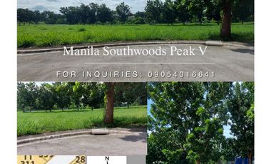 309	sq.m. Lot for Sale at Manila Southwoods Peak V