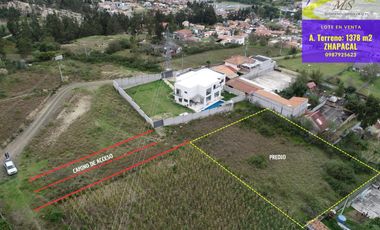 HERMOSO TERRENO PLANO EN ZHAPACAL