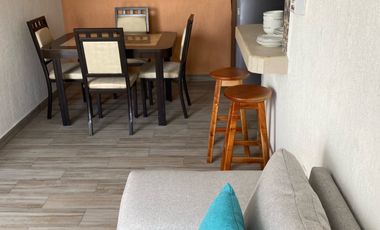 Hermoso departamento amueblado en renta a solo 4 cuadras del mar en Cozumel