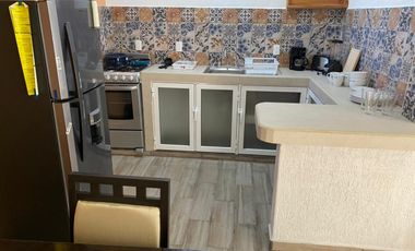 Hermoso departamento amueblado en renta a solo 4 cuadras del mar en Cozumel