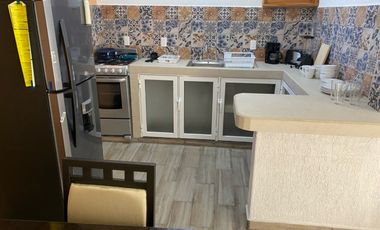 Hermoso departamento amueblado en renta a solo 4 cuadras del mar en Cozumel