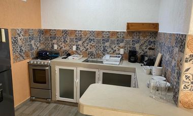 Hermoso departamento amueblado en renta a solo 4 cuadras del mar en Cozumel