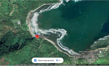 Attention all investors and beach lovers! A rare opportunity has arisen to own a stunning 3,000 SQM titled beachfront lot in the idyllic barangay of Dibut, San Luis, Aurora! Located on the pristine east coast of Luzon island, this lot boasts direct access to the Philippine Sea, with a breathtaking view of the ocean that is second to none.