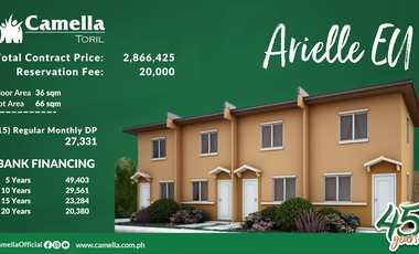 House and Lot in Davao City - Camella Toril