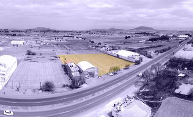 TERRENO EN VENTA EN ZINACANTEPEC SAN JUAN DE LAS HUERTAS SOBRE AUTOPISTA