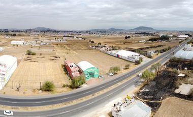 TERRENO EN VENTA EN ZINACANTEPEC SAN JUAN DE LAS HUERTAS SOBRE AUTOPISTA