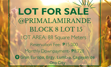 LOT FOR SALE | 88 sqm. |