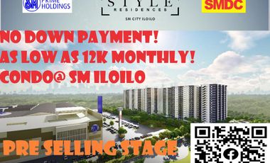 PRE SELLING condo in SM iloilo NO SPOT DOWN promo as low as 12k monthly
