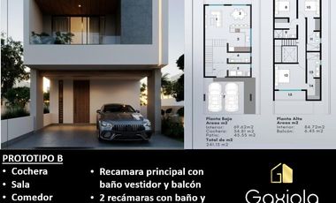 PREVENTA 3 PROTOTIPOS DE CASAS EN PRIVADA EN LA ENTRADA DEL MAZATLÁN, SIN. CERCA DE PLAZA GALERÍAS