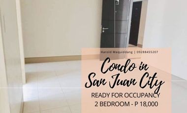 Cheapest Condo 18K monthly in San Juan 2-BR 30 sqm Rent to Own