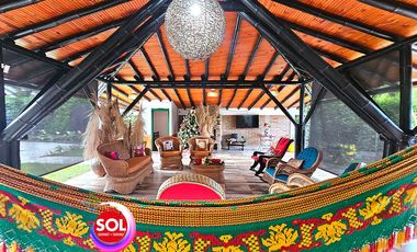 Alojamiento rural con piscina, alquiler en Quimbaya Quindío,Finca eje cafetero