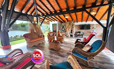 Alojamiento rural con piscina, alquiler en Quimbaya Quindío,Finca eje cafetero