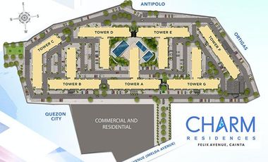 Rent to own Condo near Ortigas Charm Residences By SMDC near Futura East