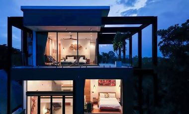 Luxury Modern Pool Villa Loft in Bangkrajao, Samutprakan for Rent and Sale