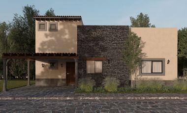 Casa de 1 planta con 3 rec y estudio en Magnolia Residencial Sn Miguel d Allende