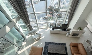The River by Raimon Land- High Floor, Beautifully Furnished, Riverfront 4 Beds Duplex for Sale & Rent!