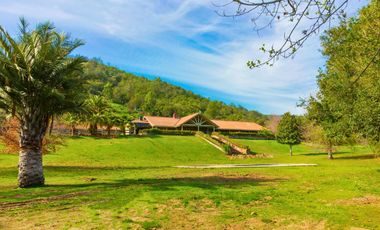 Parcelas de 5.000 m² en El Carpintero, Casablanca: red de luz y agua operativas, portería terminada, rol propio y crédito directo disponible.