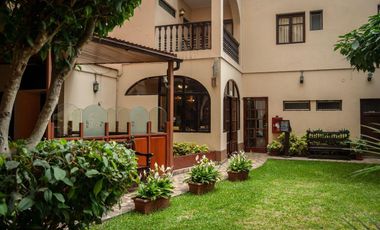Excelente Oportunidad En Inversión Turística , Hotel En Venta , Zona Exclusiva De Miraflores