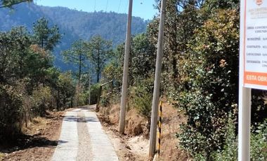 TERRENO DE 4067 MT2 A SOLO 4 METROS DE CALLE PRINCIPAL DEL CERRO DE HUITEPEC. TODOS LOS SERVICIO A LA MANO.