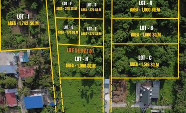 1000sqm Residential Lot For Sale Malaking Tattioa, Silang P5m