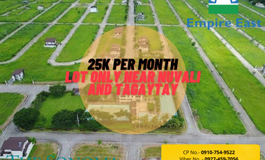 LOT only In Laguna for only 25k Per MONTH - Near Nuvali & Tagaytay Prime Location BIG CUT PLUS Free APPLIANCES - Fresh Air  - Relaxing Place