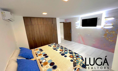 Suite amoblada en renta, Urbanización privada ciudad del mar, Manta