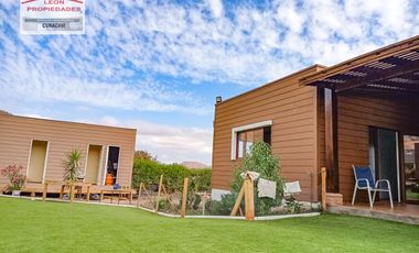 🏠León Propiedades vende moderna casa estilo mediterraneo en sector Cuyuncavi Alto🏠