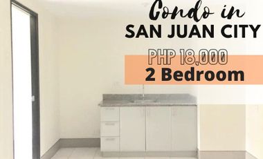 2 Bedroom P18,000 monthly in San Juan City near LRT 2 Gilmore Station