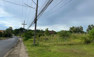 10.5 rai of flat land next to the road for sale in the Center of Mueang Krabi