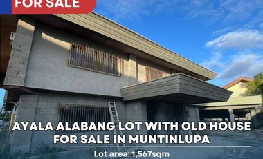 Ayala Alabang Lot with Old House for Sale in Muntinlupa