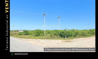 Terreno Industrial en venta en Matamoros, Tamaulipas.