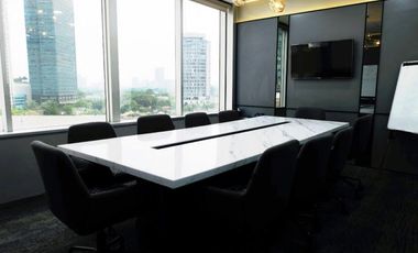 For Lease Office Space 500sqm Semi Furnished at Menara Sudirman, SCBD South Jakarta