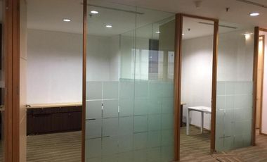 For Lease Office Space 500sqm Semi Furnished at Menara Sudirman, SCBD South Jakarta