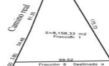 TERRENO EN VENTA EN BERNAL QUERETARO