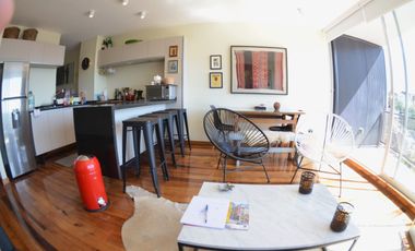 Moderno Depto 2 dormitorios en Condominio Cerro Alegre