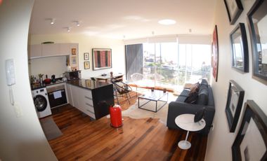 Moderno Depto 2 dormitorios en Condominio Cerro Alegre