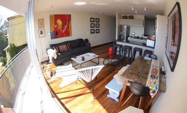 Moderno Depto 2 dormitorios en Condominio Cerro Alegre