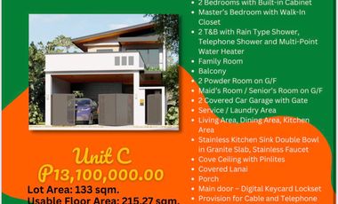 Pre-selling 3 Bedroom Townhouse for sale in Sucat Paranaque, UPS5 United paranaque subdivision 5